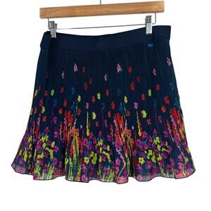 Aeropostal Skirt Blue Boho Chiffon Mini Whimsy Maximalist
